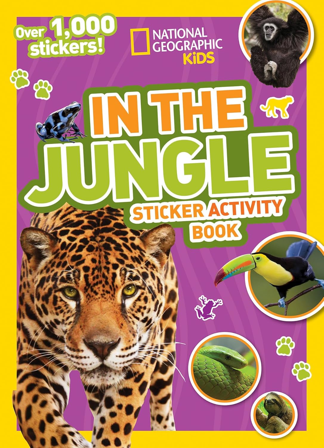 NATIONAL GEOGRAPHIC KIDS IN THE JUNGLE STICKER ACTIVITY BOOK
